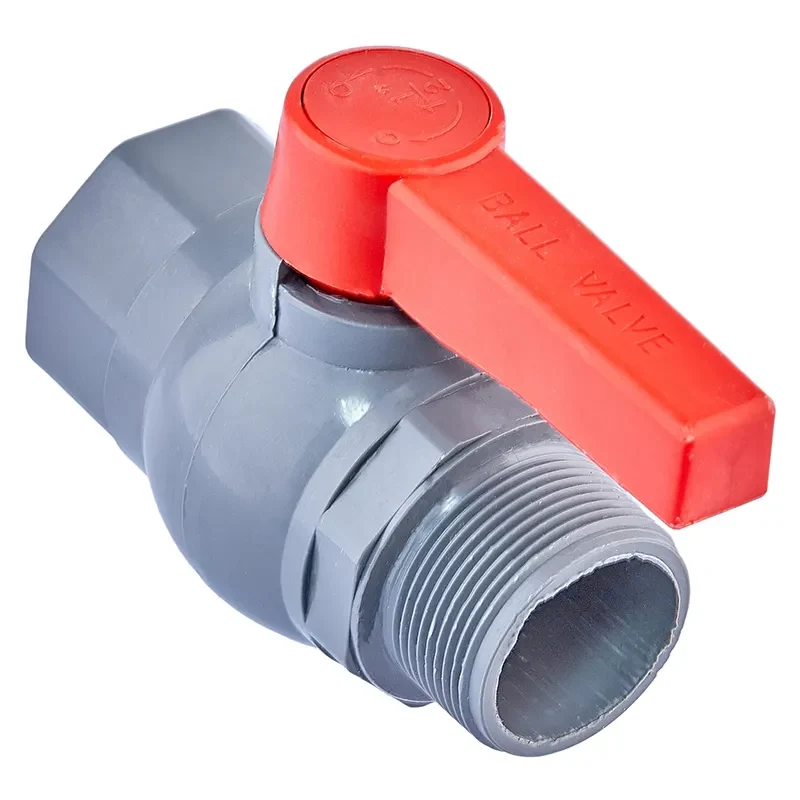 Кран кульовий 1/2" FM PVC Plamix PVM-1 16 Бар для водопроводу