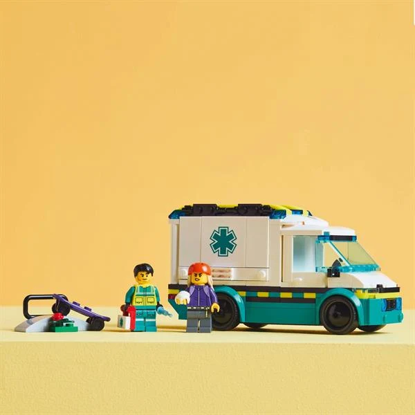 Конструктор LEGO City Швидка допомога 184 деталі Пластик Різнобарвний