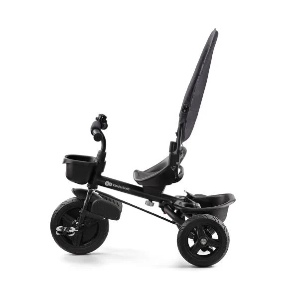 Триколісний велосипед Kinderkraft Aveo сірий 112x49,5x108 см метал, пластик