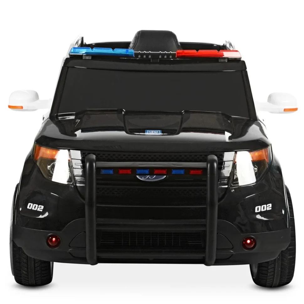 Дитячий електромобіль Джип Bambi M 3259EBLR-1-2 128x64x57 см шкіра чорно-білий