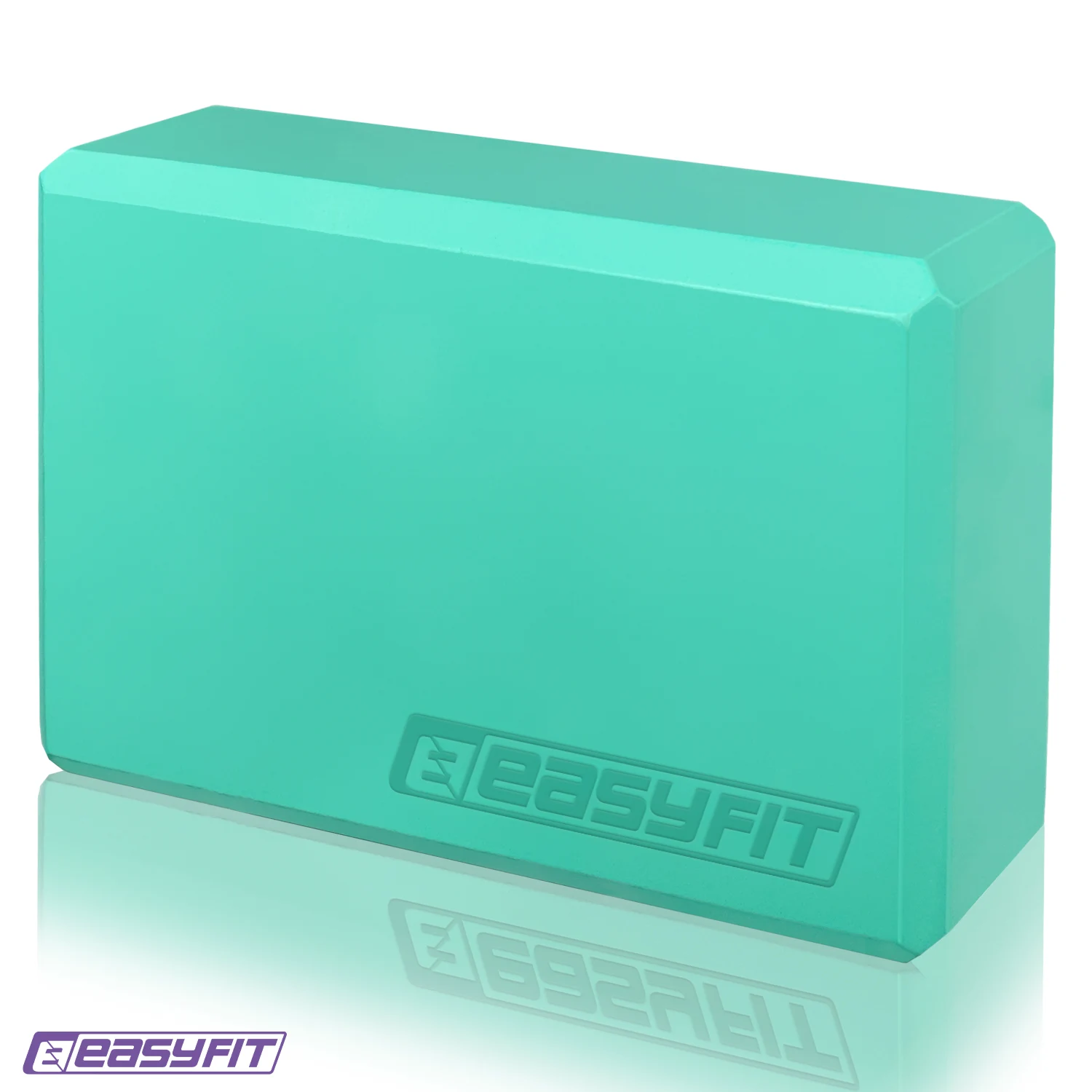 Блок для йоги EasyFit EVA 23x15,5x7,5 см гіпоалергенний м'ятний