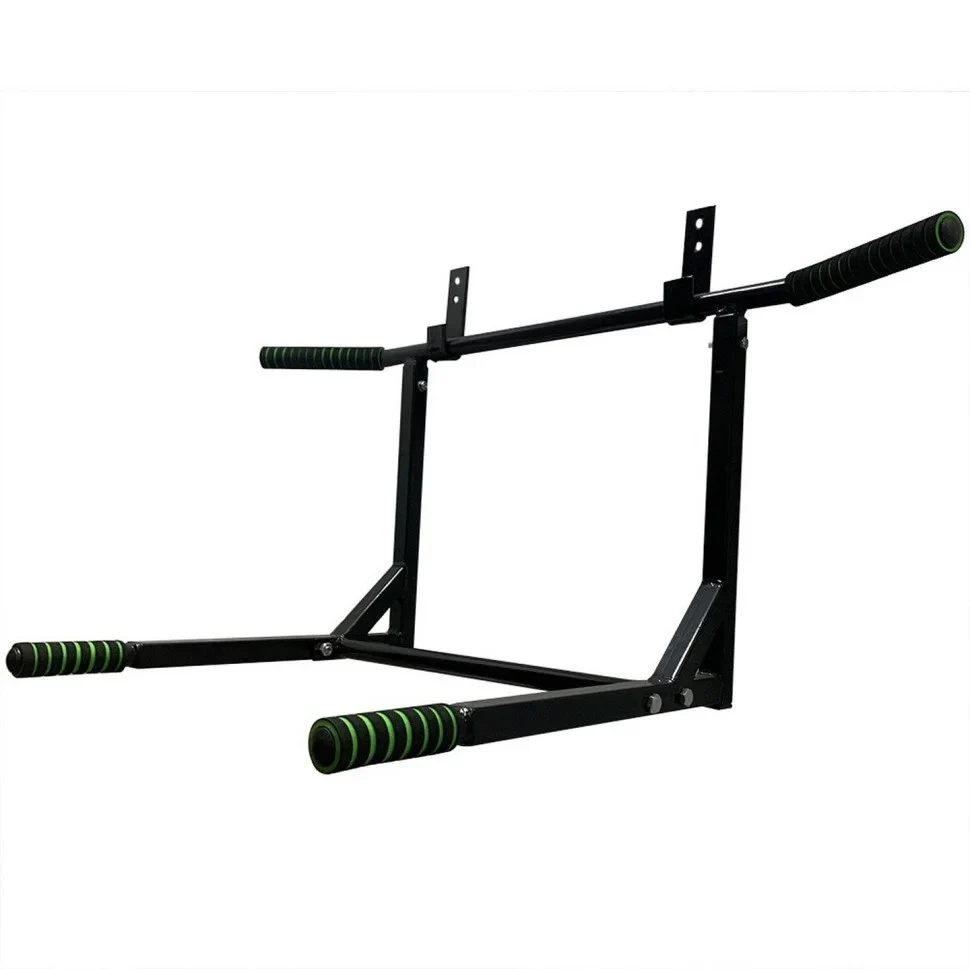 Турник-бруси настінні 2 в 1 Newt Iron сталь 110x55x70 см чорний