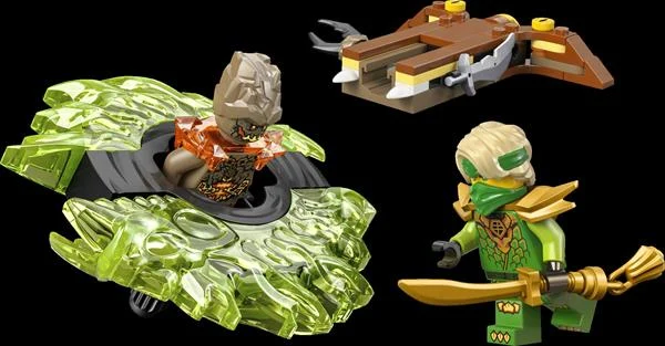 Конструктор LEGO Ninjago Ллойд проти спінера земельного монстра 52 деталі Пластик
