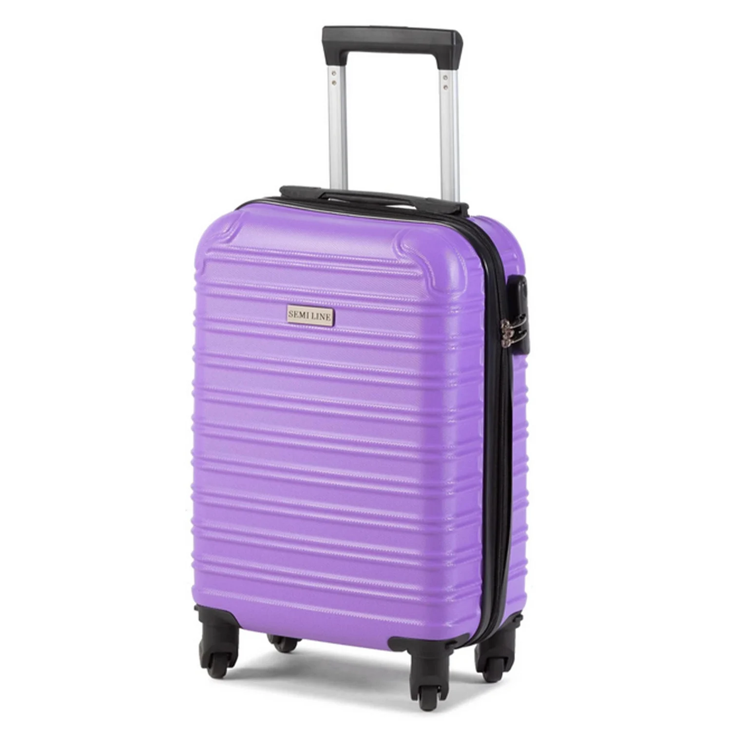 Чемодан Semi Line T5490-1 25 л ABS-пластик 18" фіолетовий