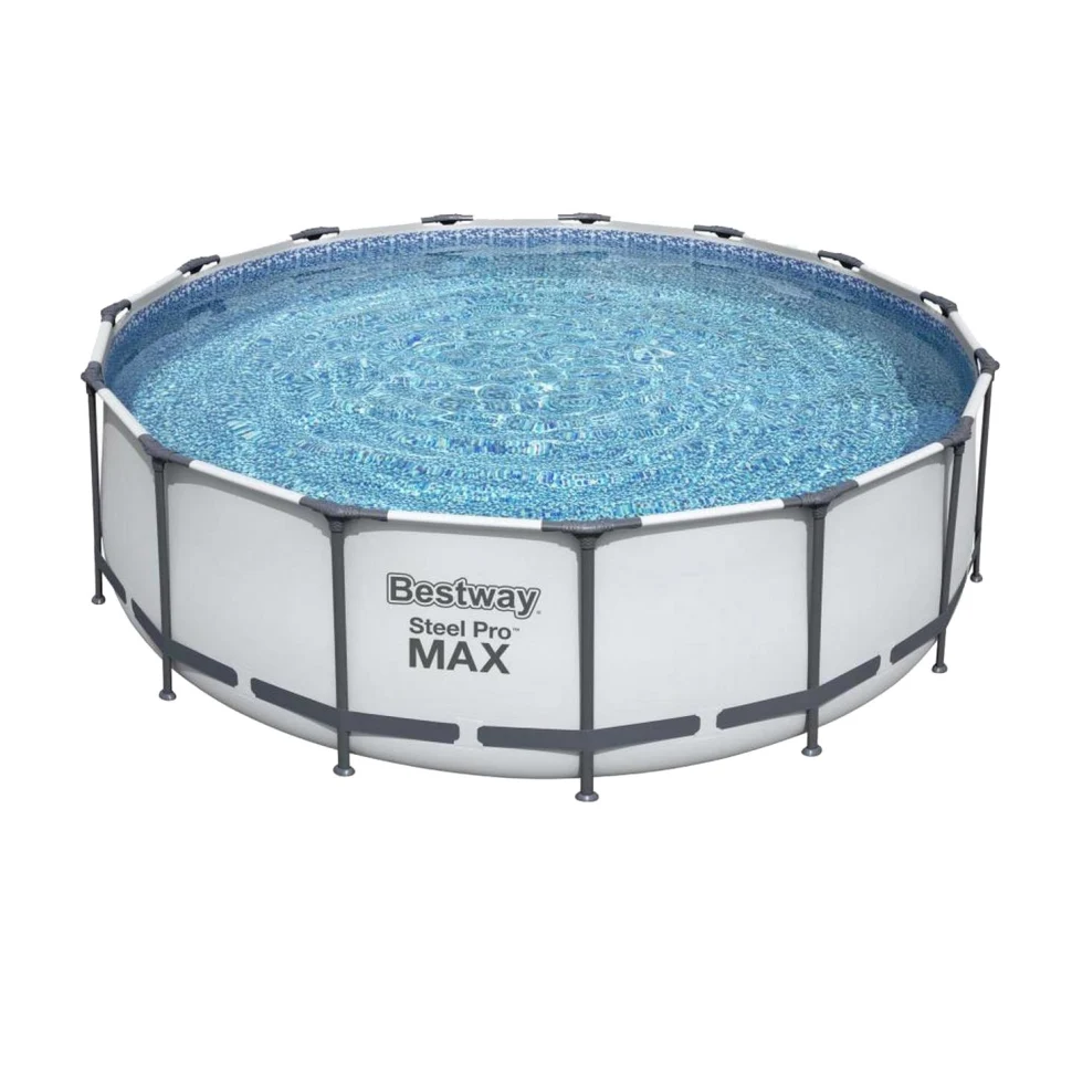 Каркасний басейн Bestway 56438 круглий 457х122 см ПВХ 16015 л