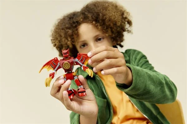 Конструктор LEGO Ninjago Бойовий набір робота Дракона Кая 85 деталей Пластик Різнобарвний