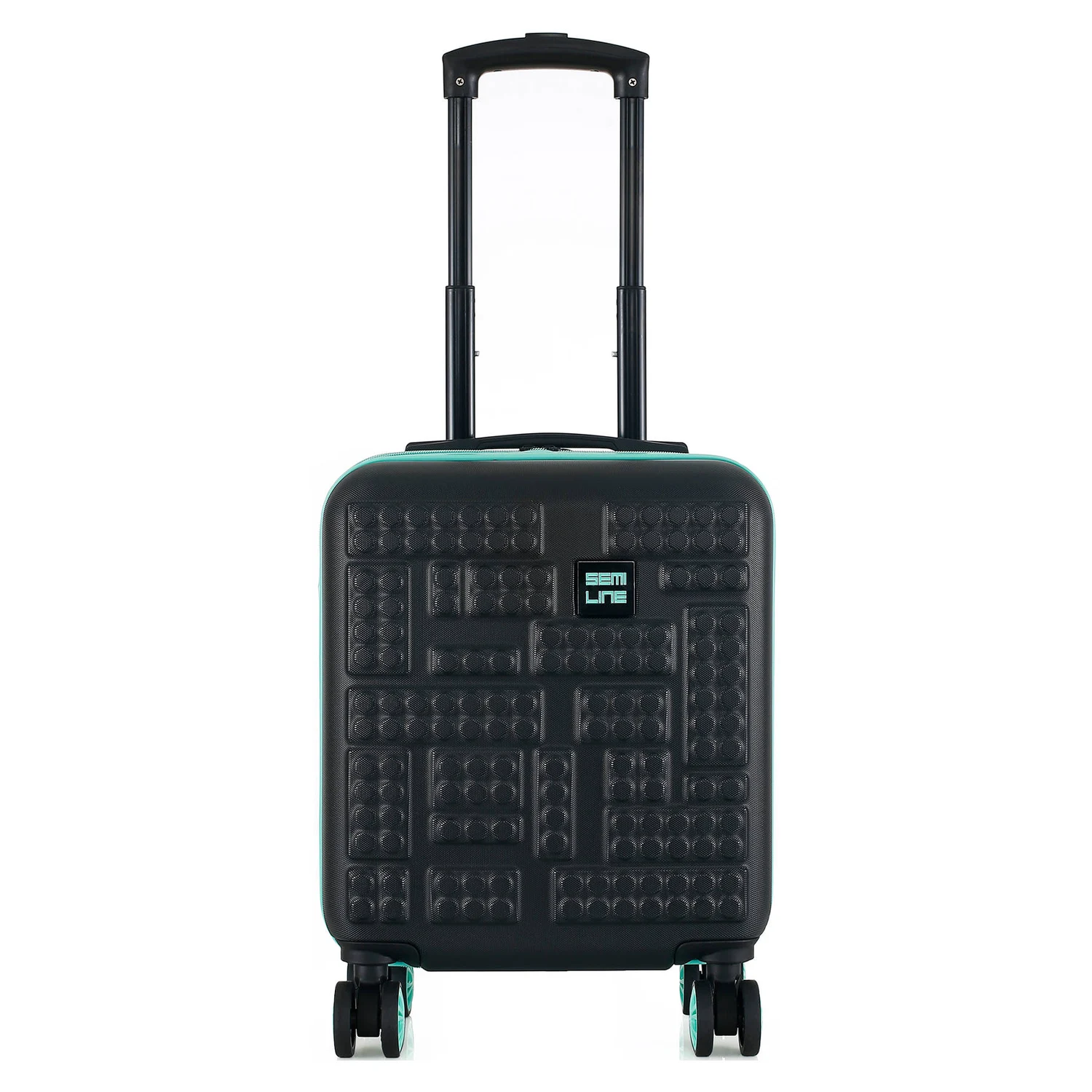 Дитячий чемодан Semi Line T5889-1 34 л ABS-пластик чорний/синій
