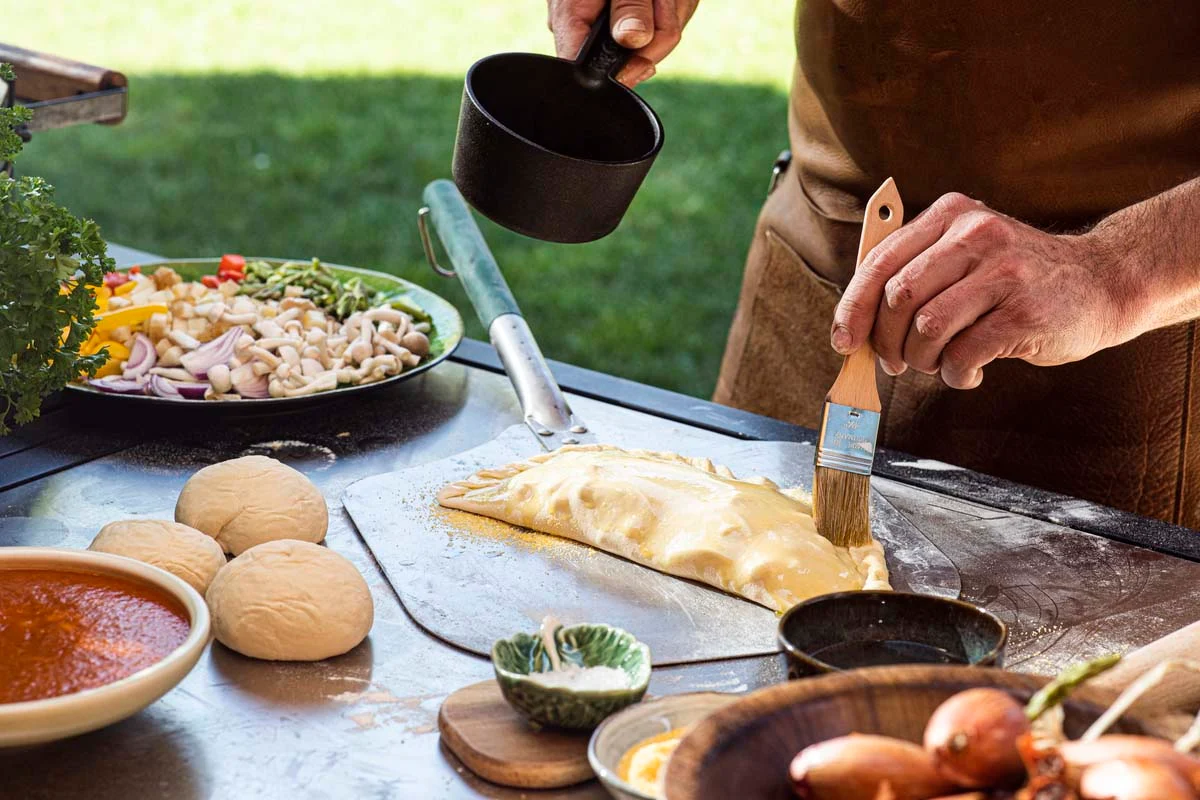 Лопатка для піци Big Green Egg 127761 алюмінієва 30,5х35,6 см
