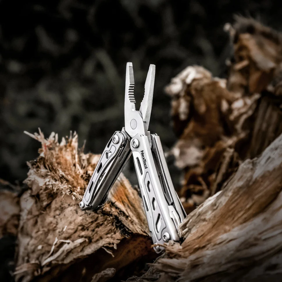 Міні-мультитул NexTool Mini Flagship F12 13 функцій сталь 8Cr14MoV 65х27х17 мм сріблястий