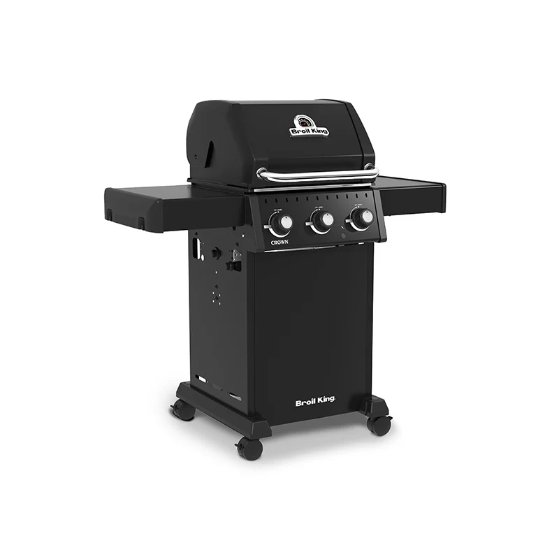 Газовий гриль Broil King Crown 310 48,5х44 см Нержавіюча сталь Чорний