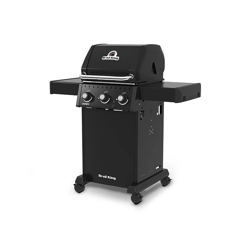 Газовий гриль Broil King Crown 310 48,5х44 см Нержавіюча сталь Чорний