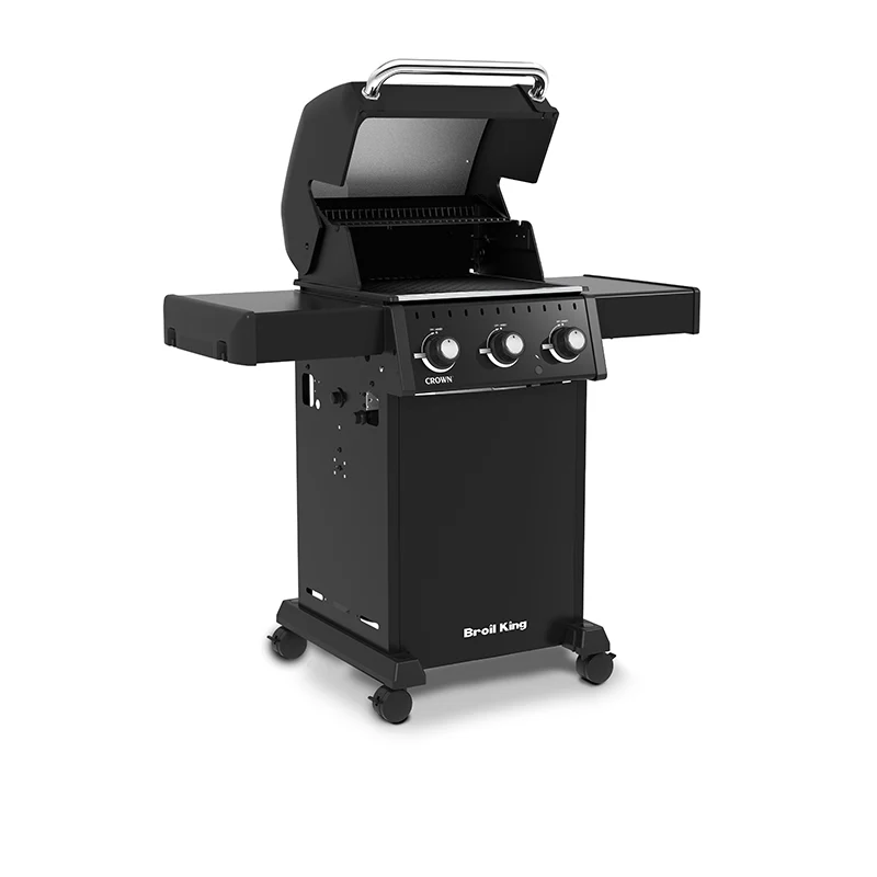 Газовий гриль Broil King Crown 310 48,5х44 см Нержавіюча сталь Чорний