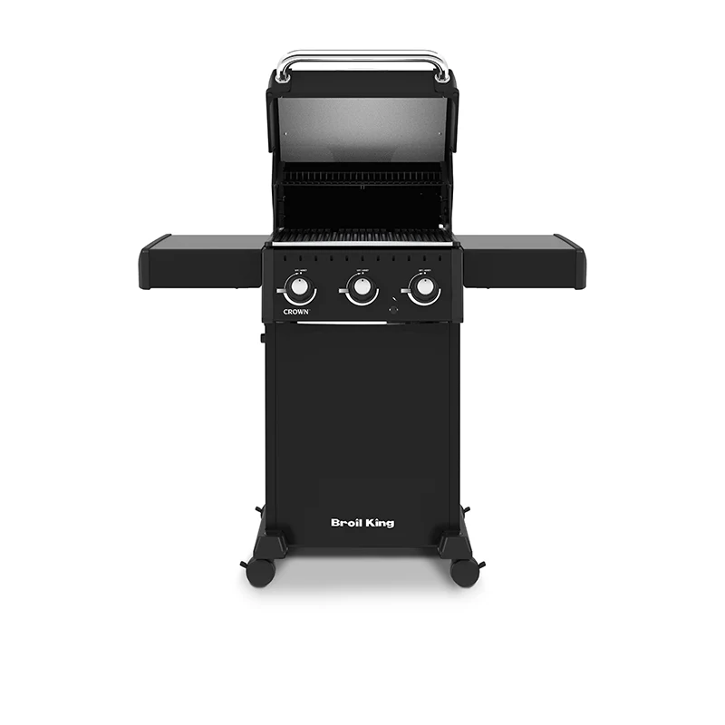 Газовий гриль Broil King Crown 310 48,5х44 см Нержавіюча сталь Чорний