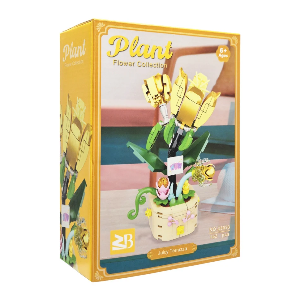 Дитячий конструктор Plant Flower Collection 33023 152 деталі пластик різнобарвний