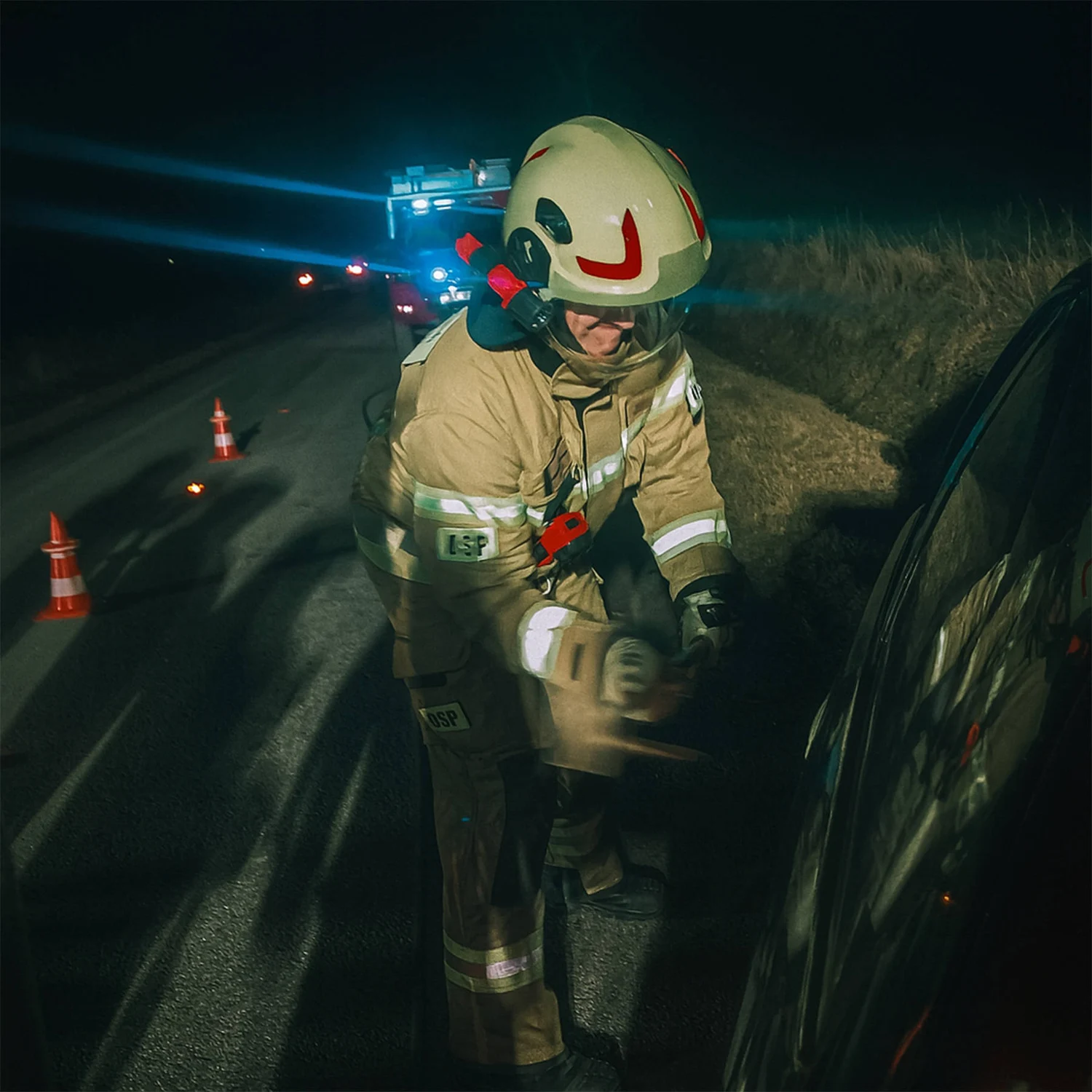 Комплект сигнальних дисків Mactronic O-Flare 40 Лм оранжевий магнітний 12/220В