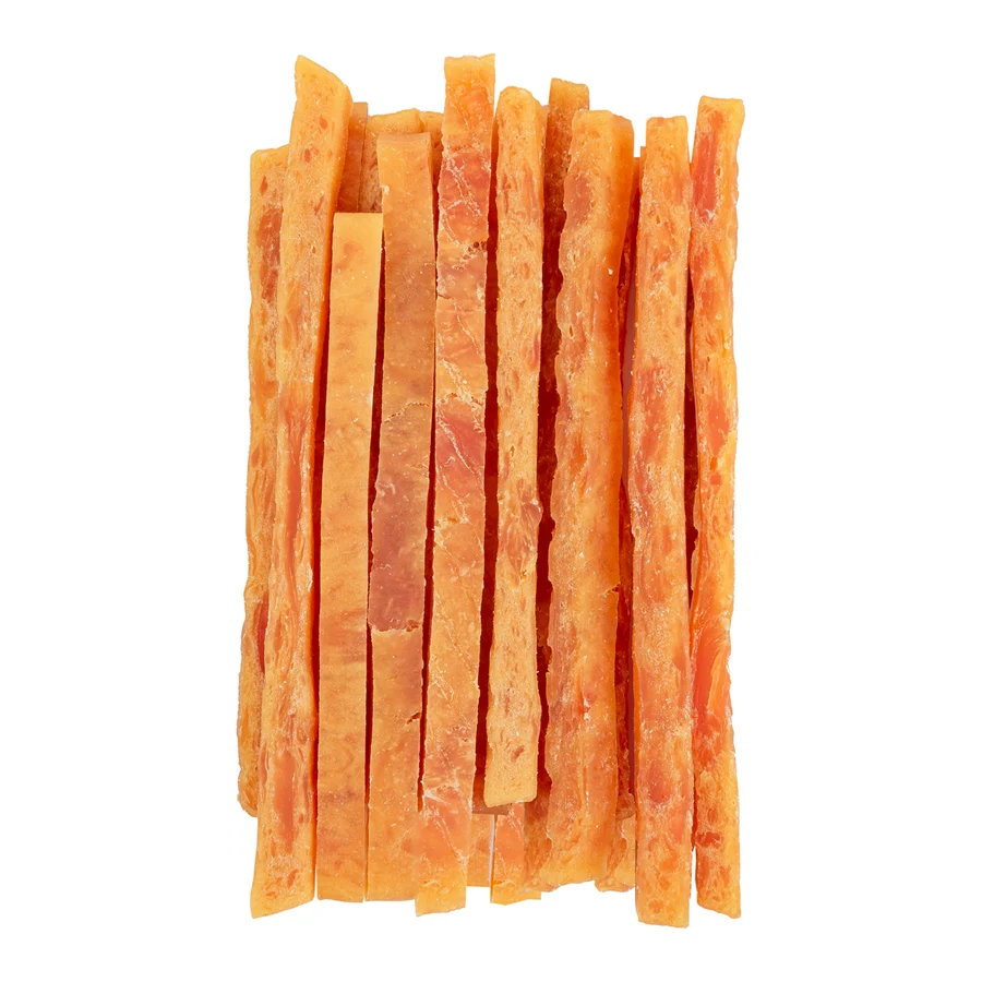 Ласощі для собак WAUDOG Treats Курячі в'ялені полоси 100 г 89% куриного м'яса