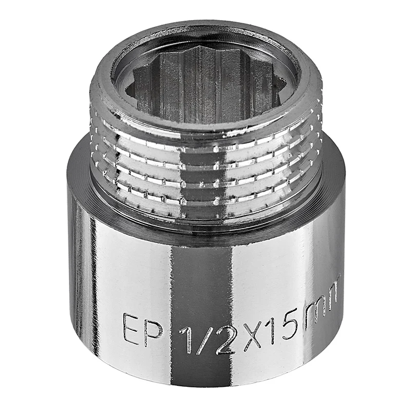 Подовжувач 1/2"MF хром 15 мм Europroduct EP.E015.Chr