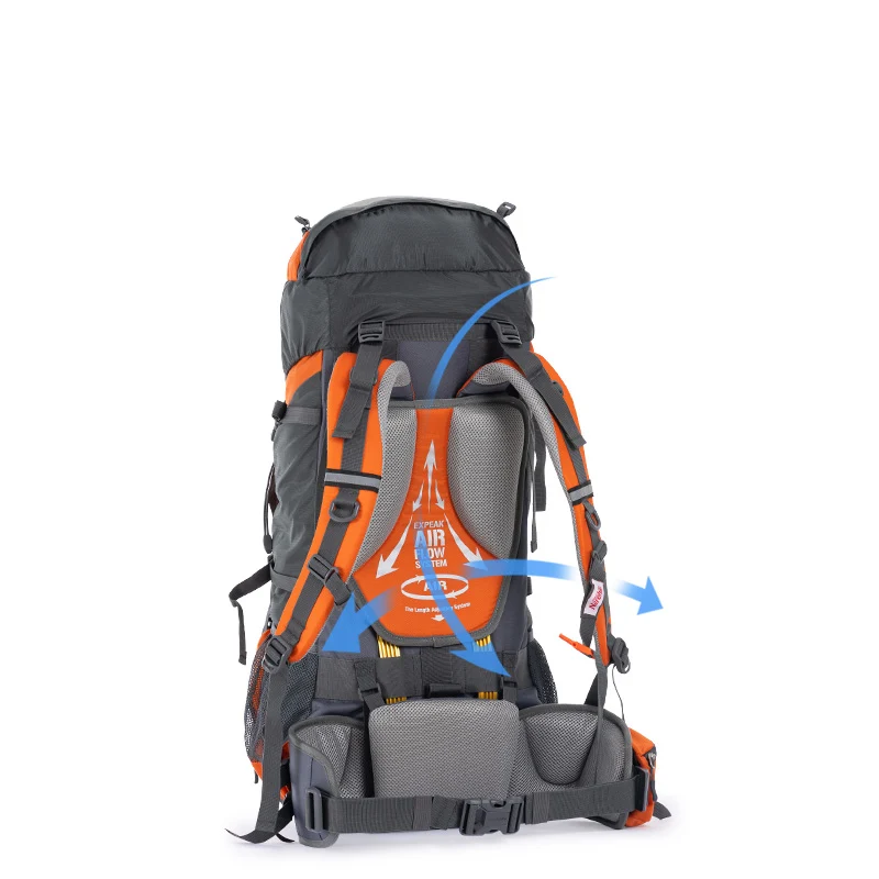 Рюкзак туристичний Naturehike NH70B070-B 70 л поліестер 33х27х75 см блакитний