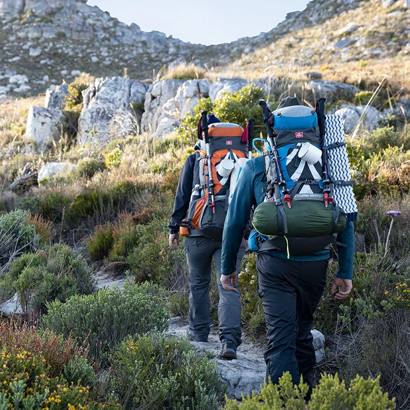 Рюкзак туристичний Naturehike NH70B070-B 70 л поліестер 33х27х75 см блакитний