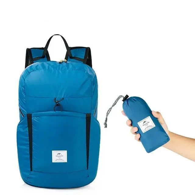 Рюкзак компактний Ultralight Naturehike NH17A017-B 22 л 30D нейлон 26х20х42 см блакитний