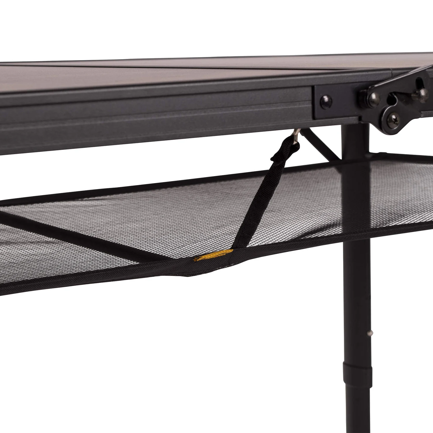 Стіл Bo-Camp Woodbine Oval 150x80 см алюмінієвий Black/Wood look