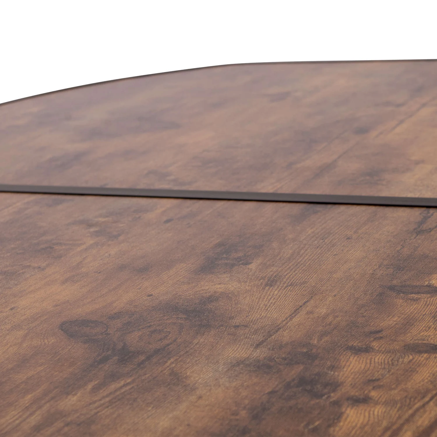 Стіл Bo-Camp Woodbine Oval 150x80 см алюмінієвий Black/Wood look