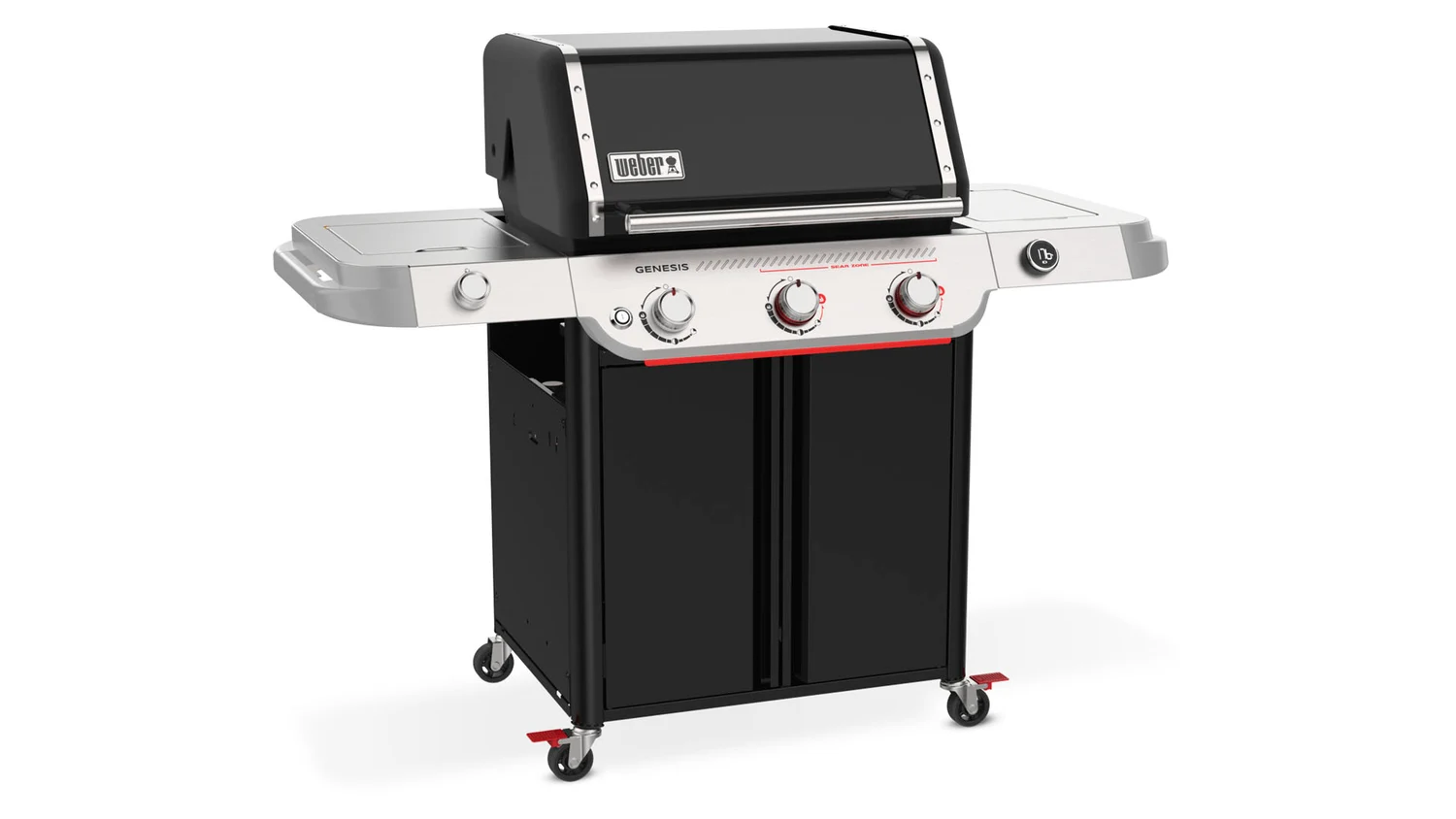 Газовий гриль Weber Genesis E-335W 21,4 кВт сталь 166х68,5х122 см чорний