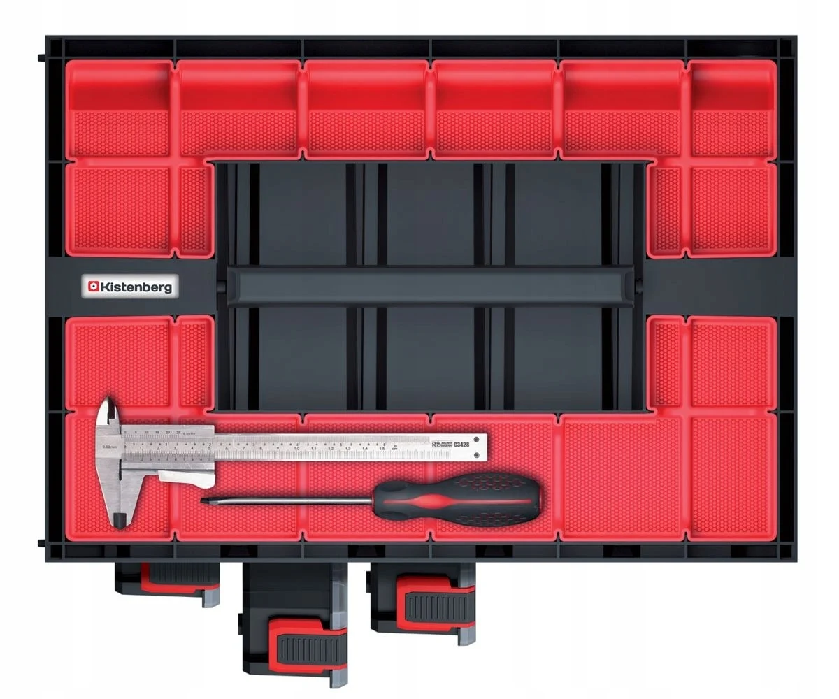 Органайзер-кейс Kistenberg TAGER CASE KTC30256B 415x290x295 мм ударостійкий полімер чорний 5 модулів
