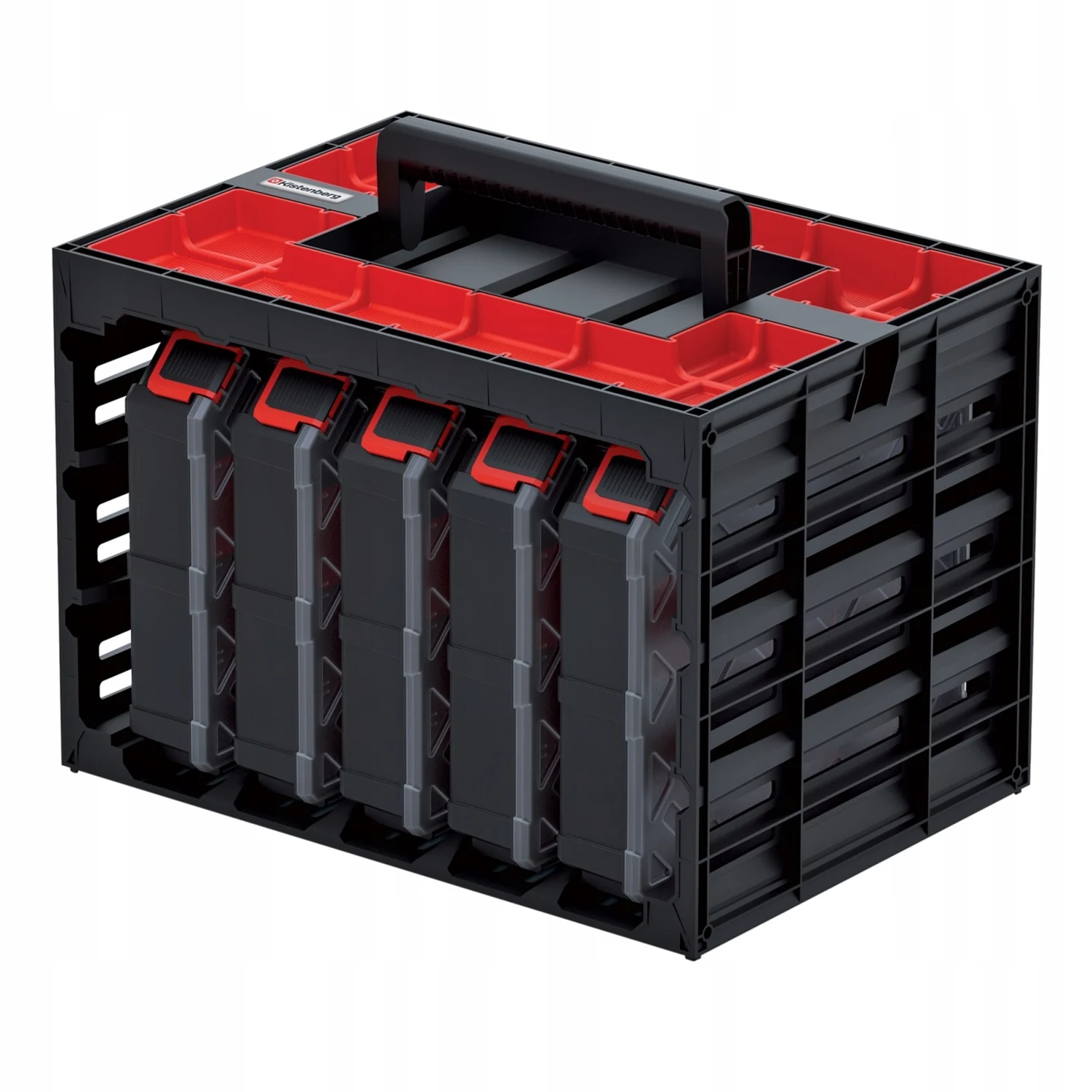 Органайзер-кейс Kistenberg TAGER CASE KTC30256B 415x290x295 мм ударостійкий полімер чорний 5 модулів