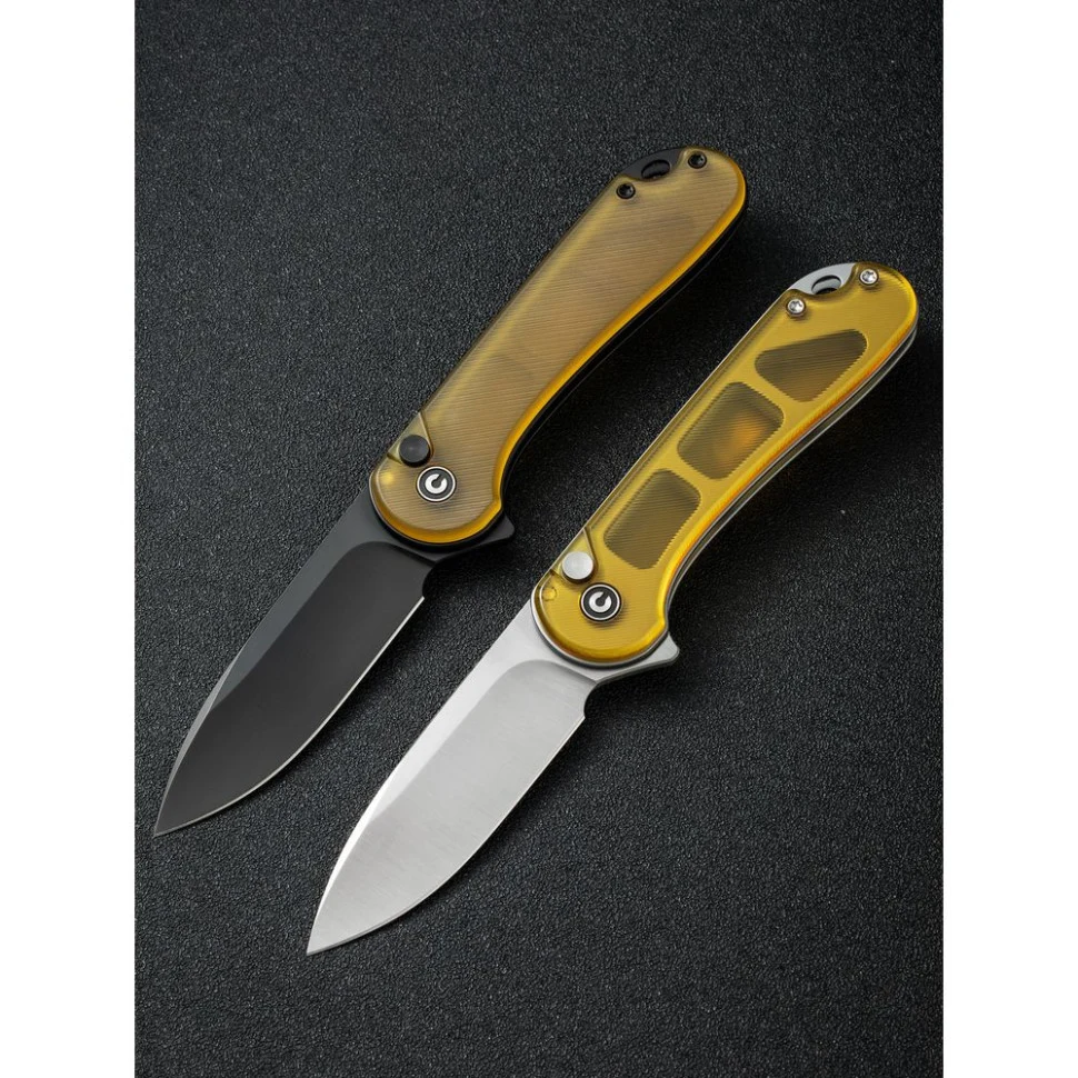 Складаний ніж Civivi Elementum II 75,1 мм Nitro-V Ultem 179,4 мм чорний