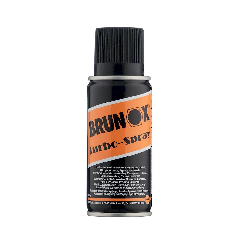 Універсальне мастило Brunox Turbo-Spray 100 мл прозоре з блакитним відтінком