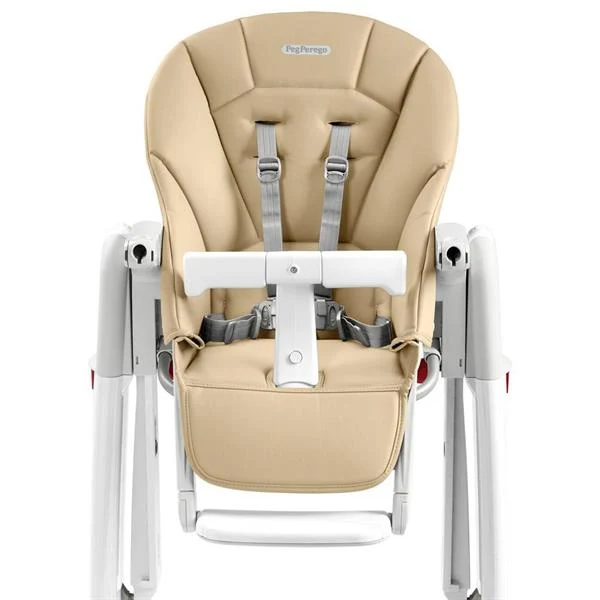 Стільчик для годування Peg-Perego Tatamia Follow Me бежевий еко-шкіра 59х107х78 см