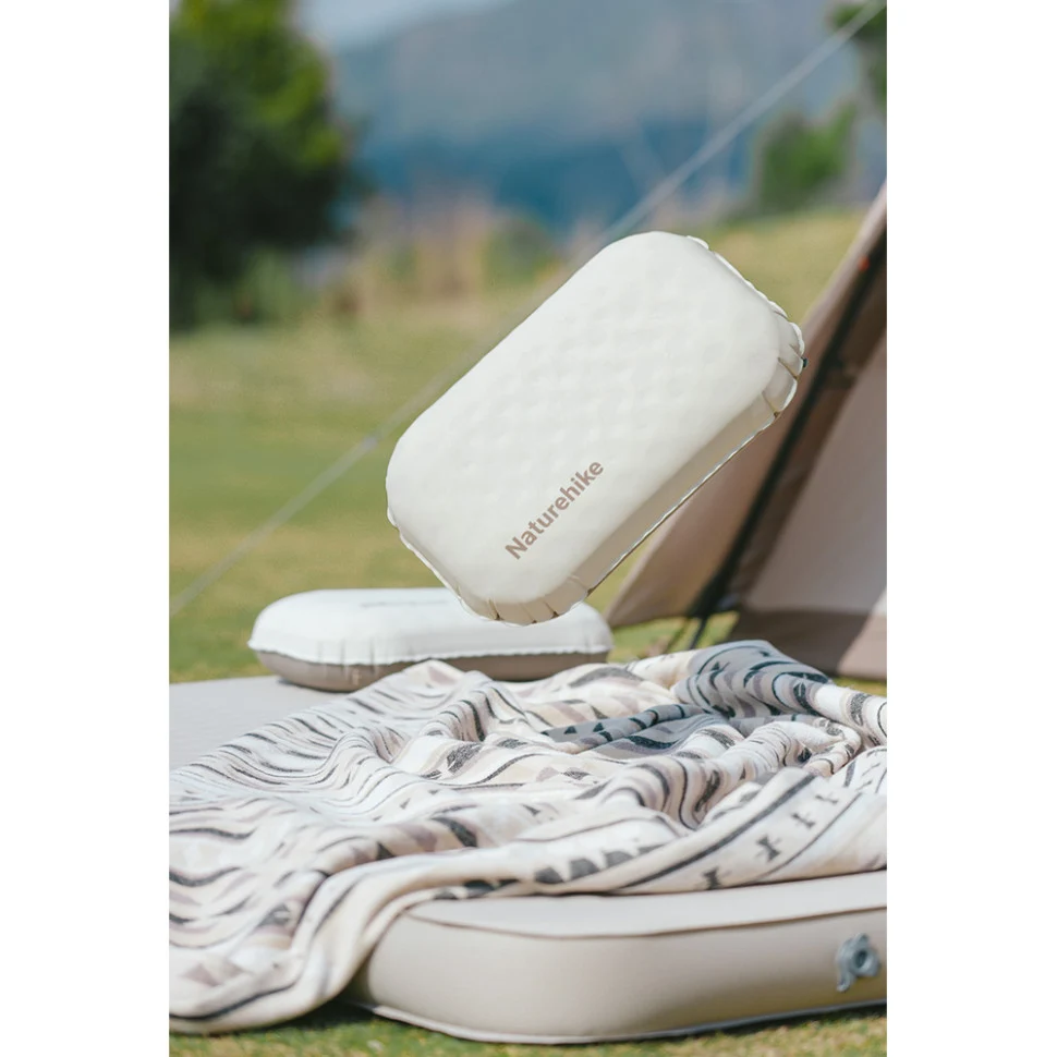 Надувна подушка Naturehike CNK2300DZ024 52х32 см поролон поліефірна тканина 30D TPU 160 г