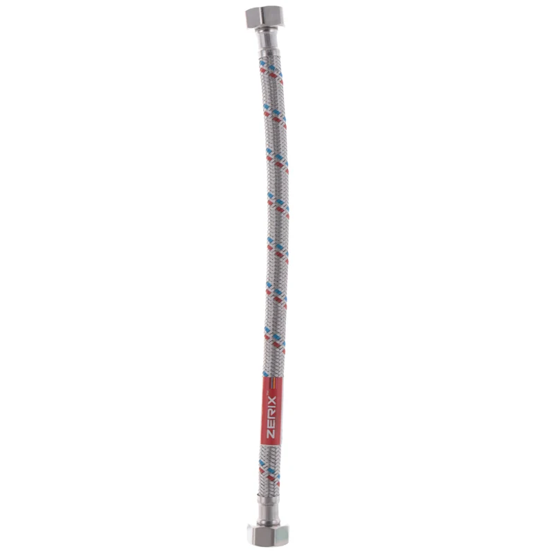 Гнучкий шланг 1/2'' гайка 1/2'' нержавіюча сталь 30 см