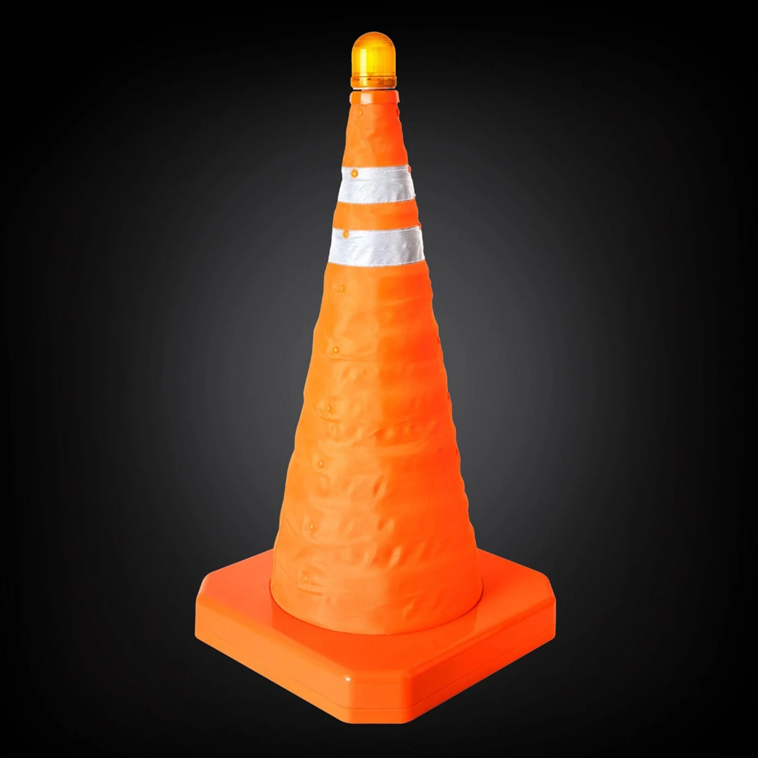 Дорожній ліхтар Mactronic Traffic Cone Orange L-NJ01-ROHS 550x305x305 мм оранжевий SMD IPX6
