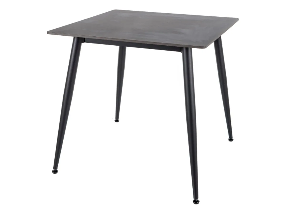 Стіл RION 80x80 чорний ДСП метал квадратний 80x80x75 см