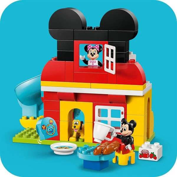 Конструктор LEGO DUPLO Клубний будинок з Мінні та Плуто 87 деталей пластик різнобарвний