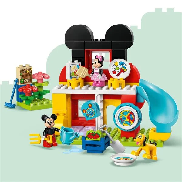Конструктор LEGO DUPLO Клубний будинок з Мінні та Плуто 87 деталей пластик різнобарвний
