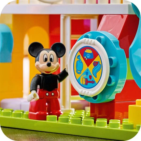 Конструктор LEGO DUPLO Клубний будинок з Мінні та Плуто 87 деталей пластик різнобарвний