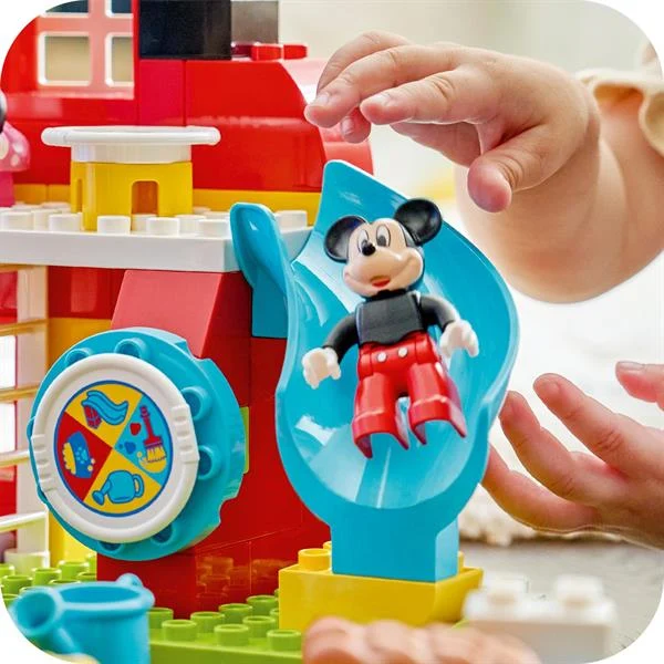 Конструктор LEGO DUPLO Клубний будинок з Мінні та Плуто 87 деталей пластик різнобарвний