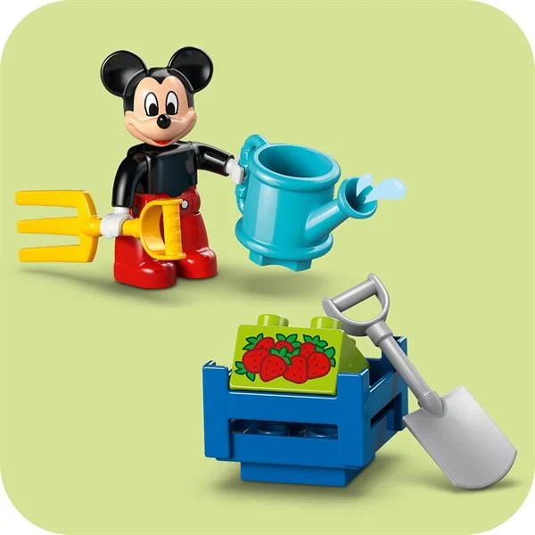 Конструктор LEGO DUPLO Клубний будинок з Мінні та Плуто 87 деталей пластик різнобарвний