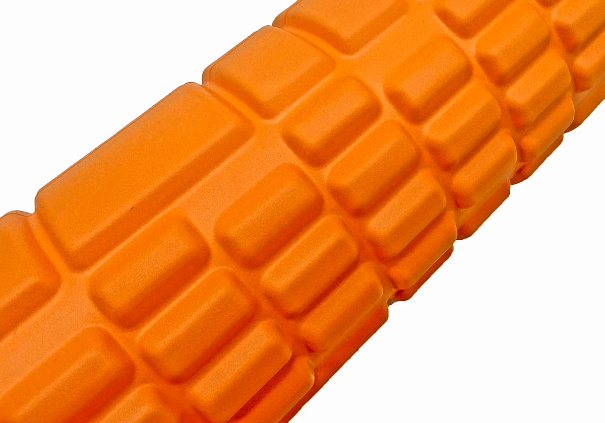Масажний ролик EasyFit Grid Roller Mini 30x10 см EVA піна оранжевий