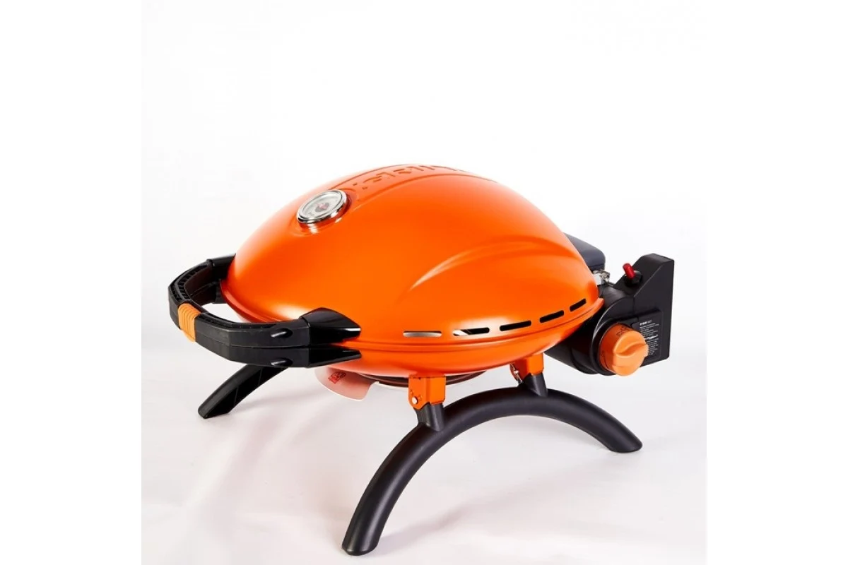 Портативний газовий гриль O-GRILL 900 58,5х27,6х56,7 см металевий помаранчевий