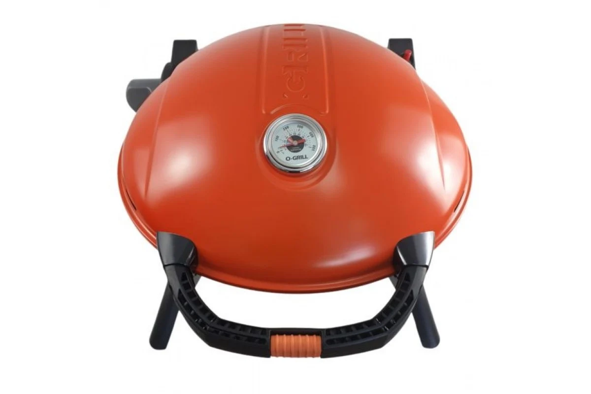Портативний газовий гриль O-GRILL 900 58,5х27,6х56,7 см металевий помаранчевий