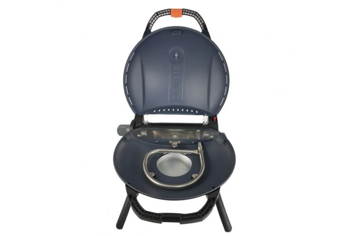 Портативний газовий гриль O-GRILL 900 58,5х27,6х56,7 см металевий помаранчевий