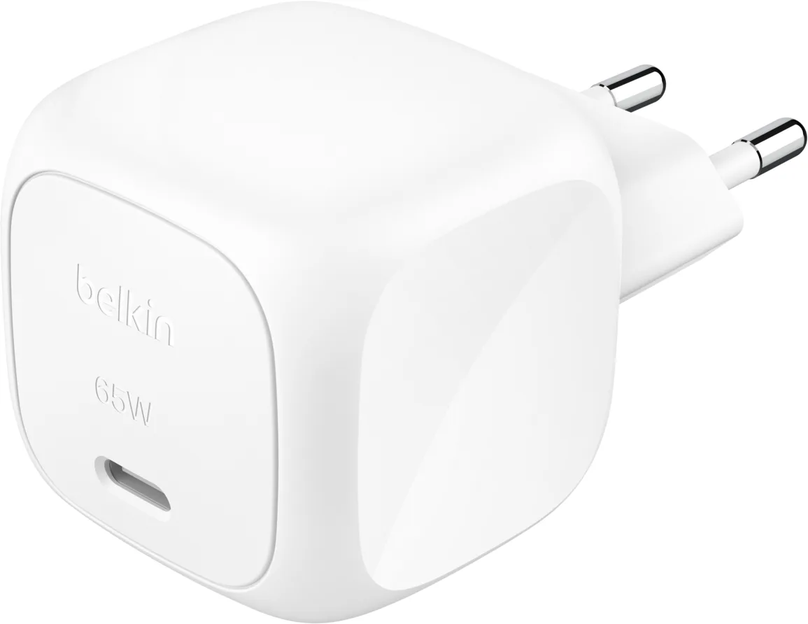 Зарядное устройство сетевое Belkin 65Вт USB-C белое
