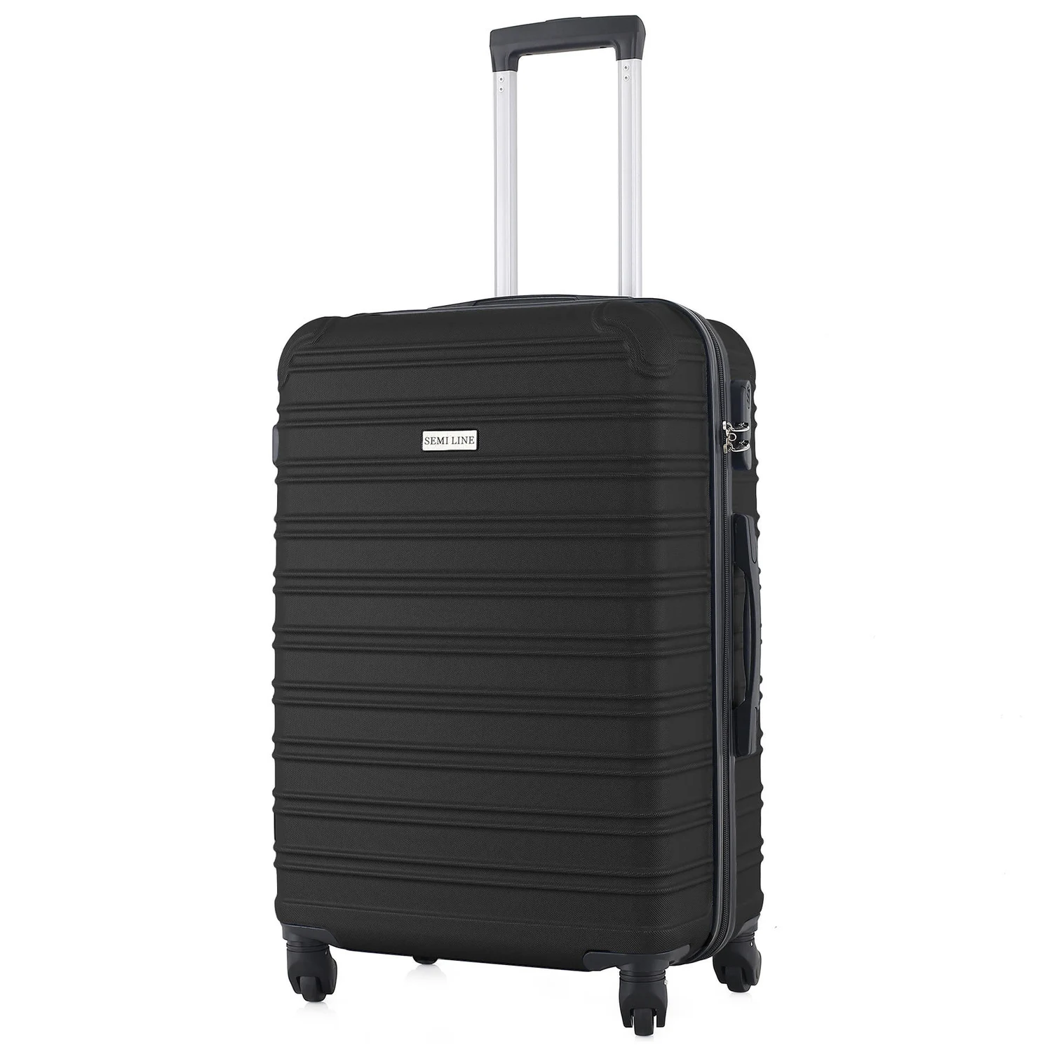 Чемодан Semi Line T5636-2 чорний 66x43,5x25 см ABS-пластик 60 л