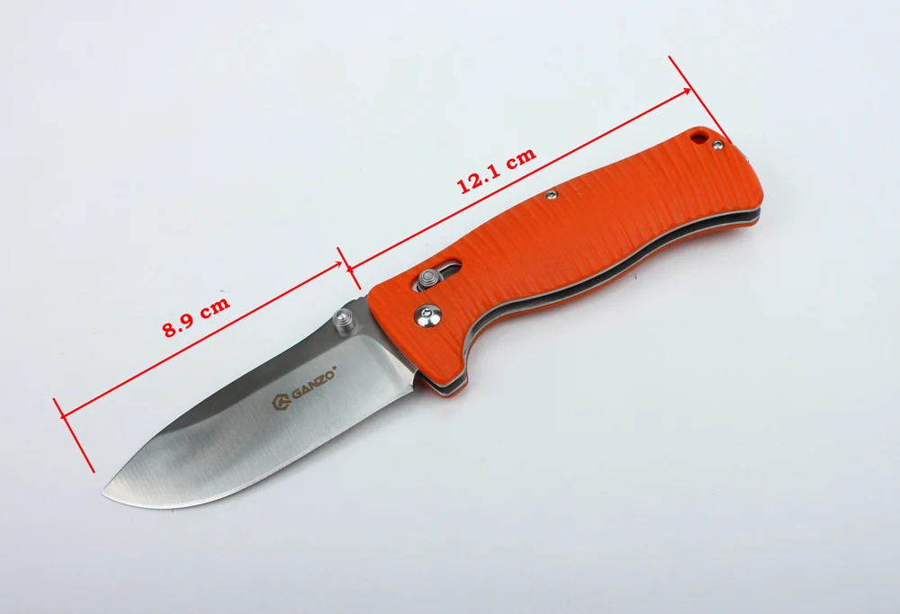 Складаний ніж Ganzo G720-O 9 см 440С G10 помаранчевий