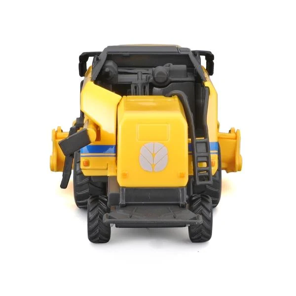 Зернозбиральний комбайн New Holland TC5.90 з кукурузною жаткою 1:32 метал-пластик жовтий 18 см
