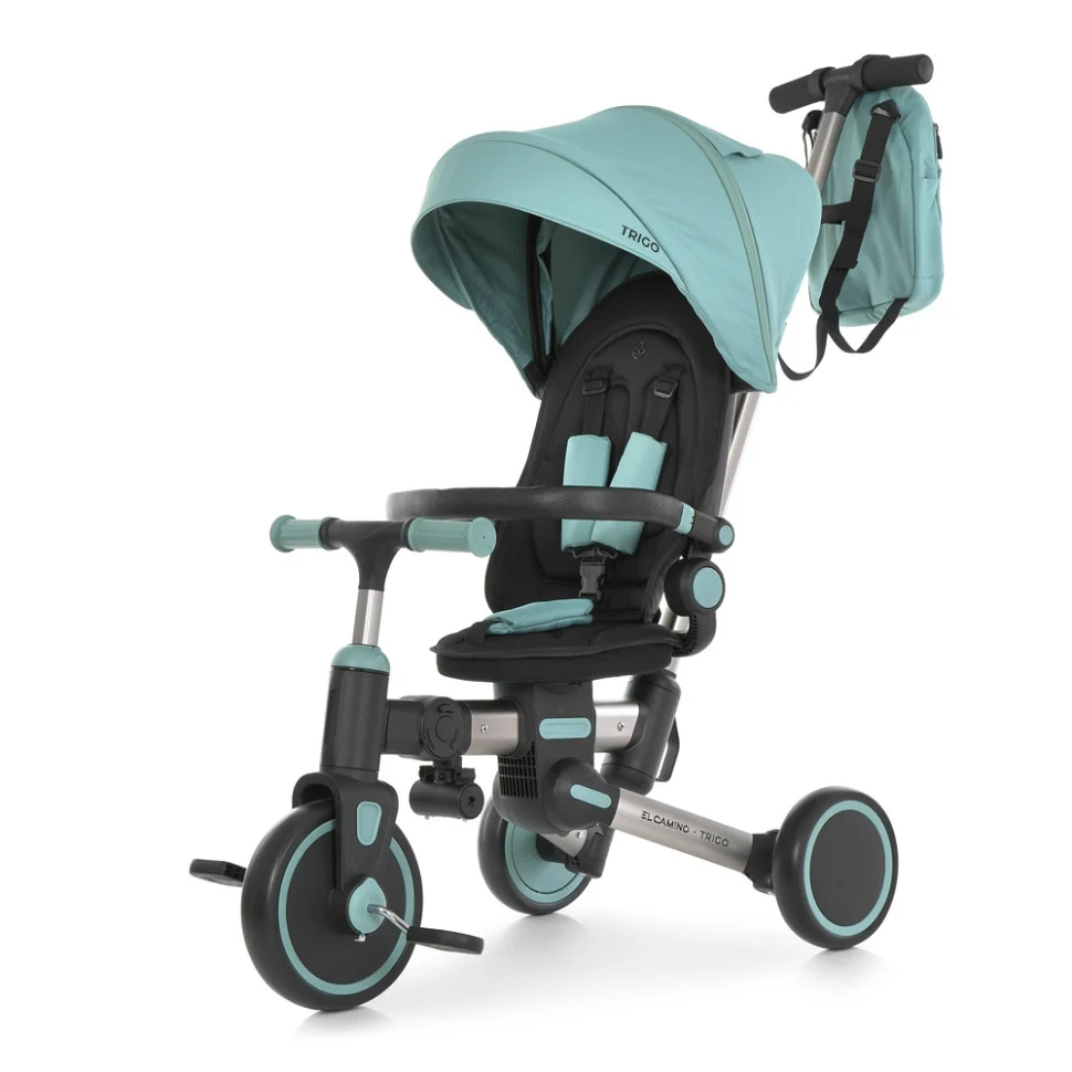 Дитячий триколісний велосипед TRIGO ME 1226 до 25 кг алюміній 78x50x94 см Jade Green